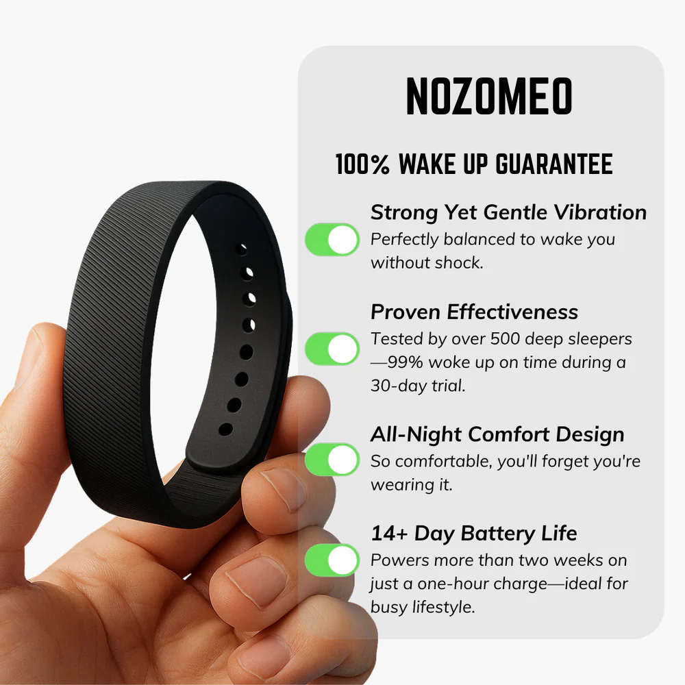 NOZOMEO™ Pro Wake-Up Band